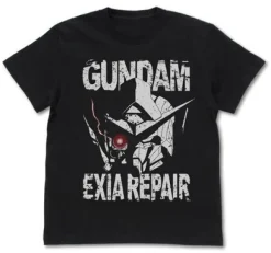 Mobile Suit Gundam 00: Gundam Exia Repair Head T-Shirt / Black-M