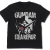 Mobile Suit Gundam 00: Gundam Exia Repair Head T-Shirt / Black-L