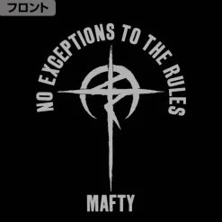 Mobile Suit Gundam Hathaway's Flash: Mufti Slogan T-Shirt / Black-L