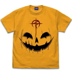 Mobile Suit Gundam Hathaway's Flash: Pumpkin Mask Face T-Shirt / Gold-M