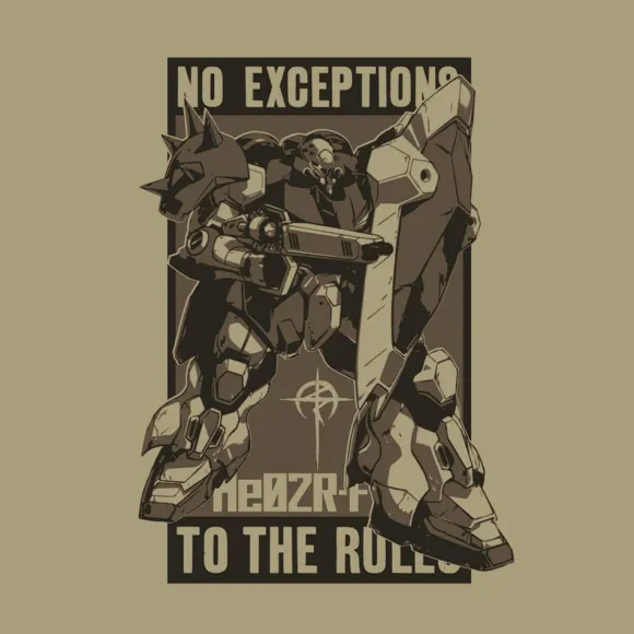 Mobile Suit Gundam Hathaway's Flash: Messer F01 Type T-Shirt / Sand Khaki-L