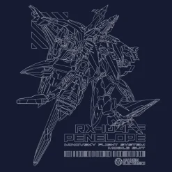 Mobile Suit Gundam: Hathaway's Flash: Penelope T-shirt Navy L