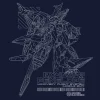 Mobile Suit Gundam Hathaway's Flash: Penelope T-Shirt / Navy-M