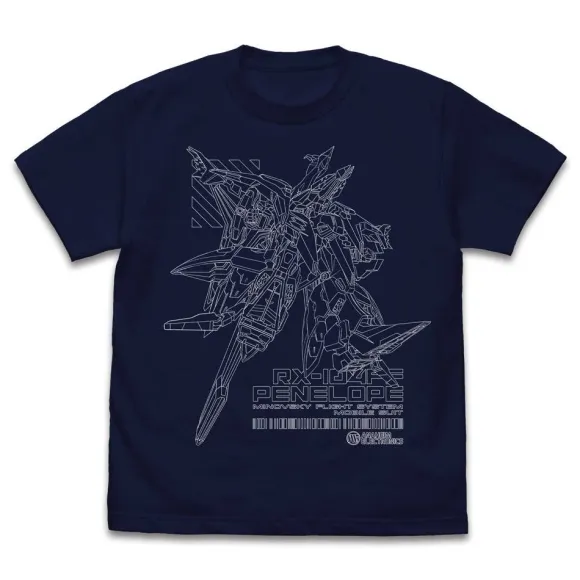Mobile Suit Gundam Hathaway's Flash: Penelope T-Shirt / Navy-M