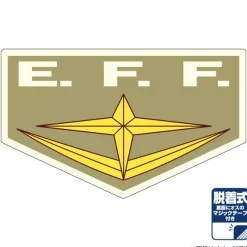 Mobile Suit Gundam Hathaway's Flash: Federal Forces E.F.F. Detachable Patch
