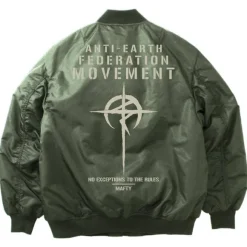 Mobile Suit Gundam: Hathaway's Flash: Mafty MA 1 Jacket Moss M