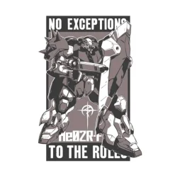 Mobile Suit Gundam: Hathaway's Flash: Messer F01 type T-shirt WHITE L