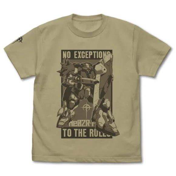 Mobile Suit Gundam: Hathaway's Flash: Messer F01 type T-shirt SAND KHAKI L