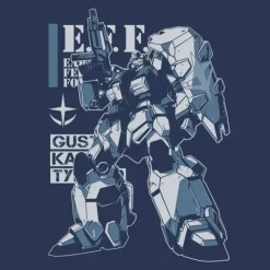 Mobile Suit Gundam Hathaway's Flash: Gustav Karl Type 00 T-Shirt / Slate-L