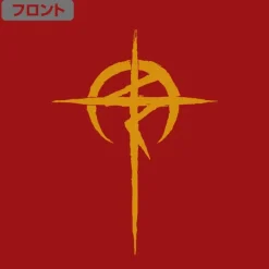 Mobile Suit Gundam: Hathaway's Flash: Mafty Sleeve Rib Long Sleeve T-shirt Red XL