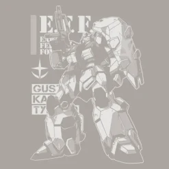 Mobile Suit Gundam Hathaway's Flash: Gustav Karl Type 00 T-Shirt / Light Gray-M