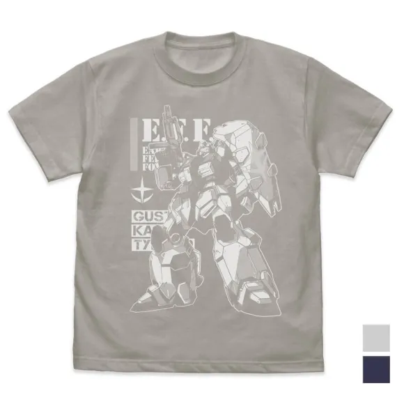 Mobile Suit Gundam Hathaway's Flash: Gustav Karl Type 00 T-Shirt / Light Gray-M