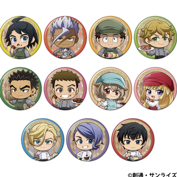 Mobile Suit Gundam: Iron-Blooded Orphans Character Badge Collection / Patissier Style 1 Box 11Pcs