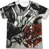 Mobile Suit Gundam: Iron-Blooded Orphans: Gundam Barbatos Lupus Full Graphic T-Shirt / White-Xl