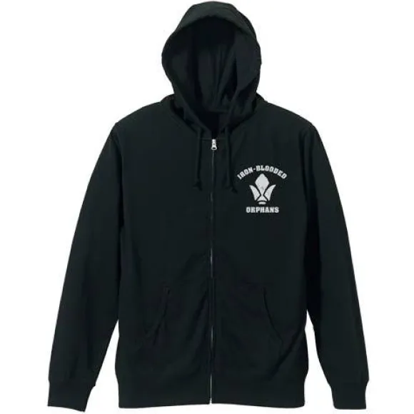 Mobile Suit Gundam: Iron-Blooded Orphans: Tekkadan Tenjiku Hoodie: Black-XL
