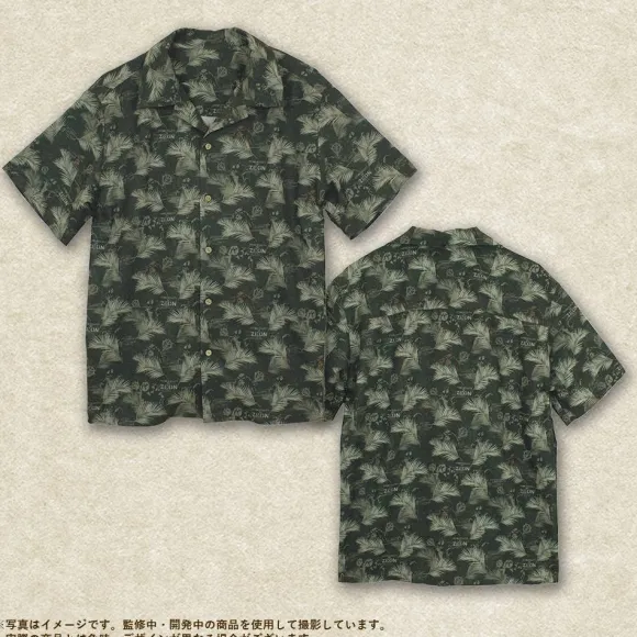 Mobile Suit Gundam Jaburo Invasion Aloha Shirt XXL