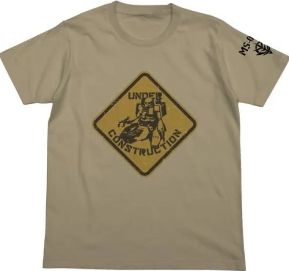 Mobile Suit Gundam MS-06V Zaku Tank T-Shirt Sand Khaki-XL