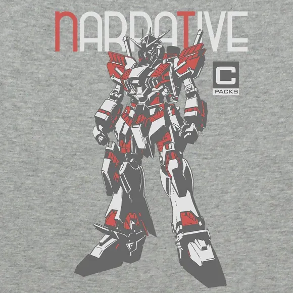 Mobile Suit Gundam Narrative: Narrative Gundam C Equipment T-shirt MIX GRAY XL