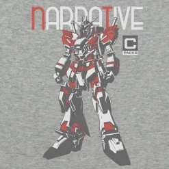 Mobile Suit Gundam Narrative: Narrative Gundam C Equipment T-shirt MIX GRAY L