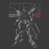 Mobile Suit Gundam Narrative: Sinanju Stein T-shirt SUMI XL