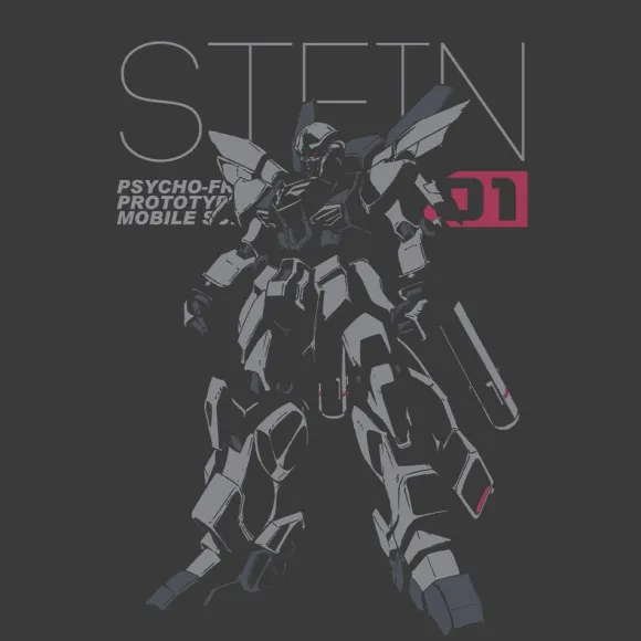 Mobile Suit Gundam Narrative: Sinanju Stein T-shirt SUMI L
