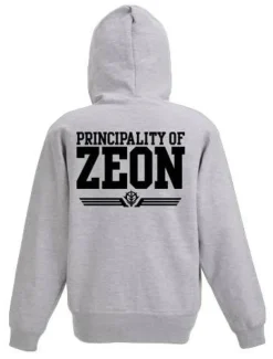 Mobile Suit Gundam: Principality of Zeon Zip Parka: Mix Gray - L