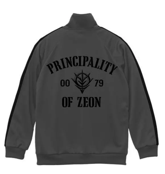 Mobile Suit Gundam: Principality of Zeon Jersey: Dark Gray x Black - M