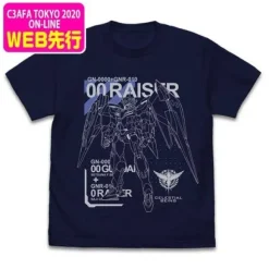 Mobile Suit Gundam 00: 00 Raiser T-shirt Navy M