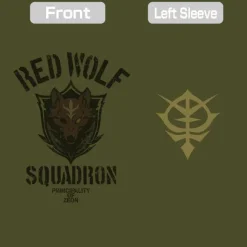 Mobile Suit Gundam: Requiem of Vengeance: Red Wolf Team T-Shirt / MOSS-S