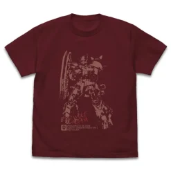 Mobile Suit Gundam: Requiem of Vengeance: Unidentified Zaku II Solari Unit T-Shirt / BURGUNDY-M