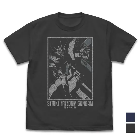 Mobile Suit Gundam Seed Destiny: Strike Freedom Gundam T-Shirt / Sumi-XL
