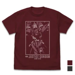 Mobile Suit Gundam Seed Destiny: Infinite Justice Gundam T-Shirt / Burgundy-S