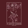 Mobile Suit Gundam SEED DESTINY: Infinite Justice Gundam T-shirt Burgundy S