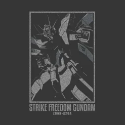 Mobile Suit Gundam SEED DESTINY: Strike Freedom Gundam T-shirt Sumi L