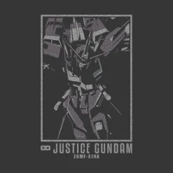 Mobile Suit Gundam SEED DESTINY: Infinite Justice Gundam T-shirt Sumi S