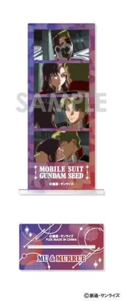 Mobile Suit Gundam Seed: Photo Cut Acrylic Stand 7. Mu & Murrue