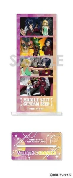 Mobile Suit Gundam Seed: Photo Cut Acrylic Stand 5. Athrun & Cagalli A