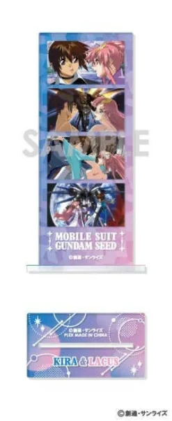 Mobile Suit Gundam Seed: Photo Cut Acrylic Stand 3. Kira & Lacus A