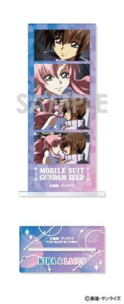 Mobile Suit Gundam Seed: Photo Cut Acrylic Stand 4. Kira & Lacus B