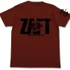 Mobile Suit Gundam SEED: Z.A.F.T Logo T-shirt / Burgundy - L