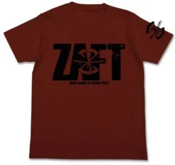 Mobile Suit Gundam SEED: Z.A.F.T Logo T-shirt / Burgundy - L