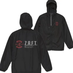 Mobile Suit Gundam SEED: Z.A.F.T. Micro Ripstop Zip Hoodie Black XL