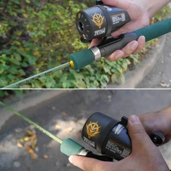 Mobile Suit Gundam Spincast Fishing Reel Zeon Army