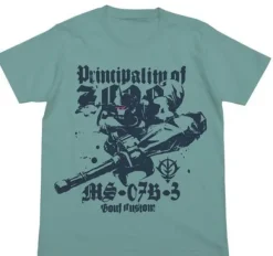 Mobile Suit Gundam: The 08th MS Team: Gouf Custom T-shirt / Sage Blue - S