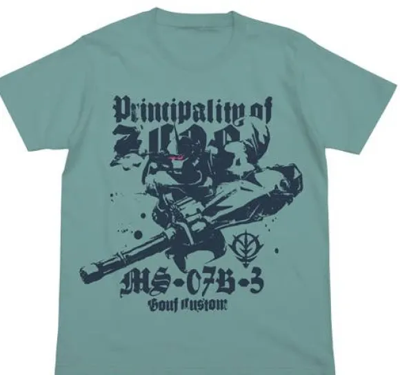 Mobile Suit Gundam: The 08th MS Team: Gouf Custom T-shirt / Sage Blue - M