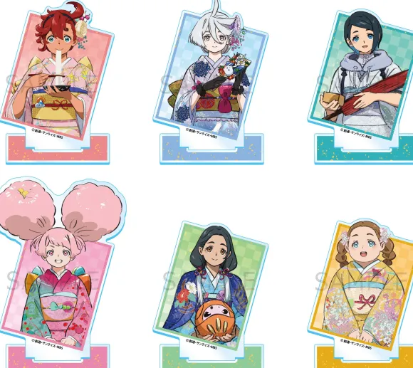 Mobile Suit Gundam The Witch From Mercury: Happy New Year Acrylic Stand Lilique Kadoka Lipati