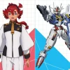 Mobile Suit Gundam The Witch From Mercury B5 Underlay Suletta & Gundam Aerial