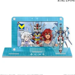 Mobile Suit Gundam The Witch From Mercury: Card Stand With Acrylic Stand Gundam Aerial