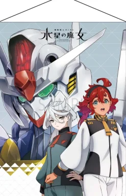 Mobile Suit Gundam The Witch From Mercury: B2 Tapestry Suletta & Miorine