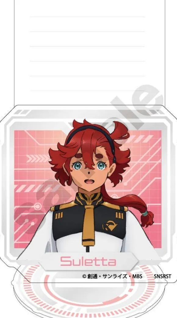 Mobile Suit Gundam The Witch From Mercury: Acrylic Clip Stand Suletta Mercury